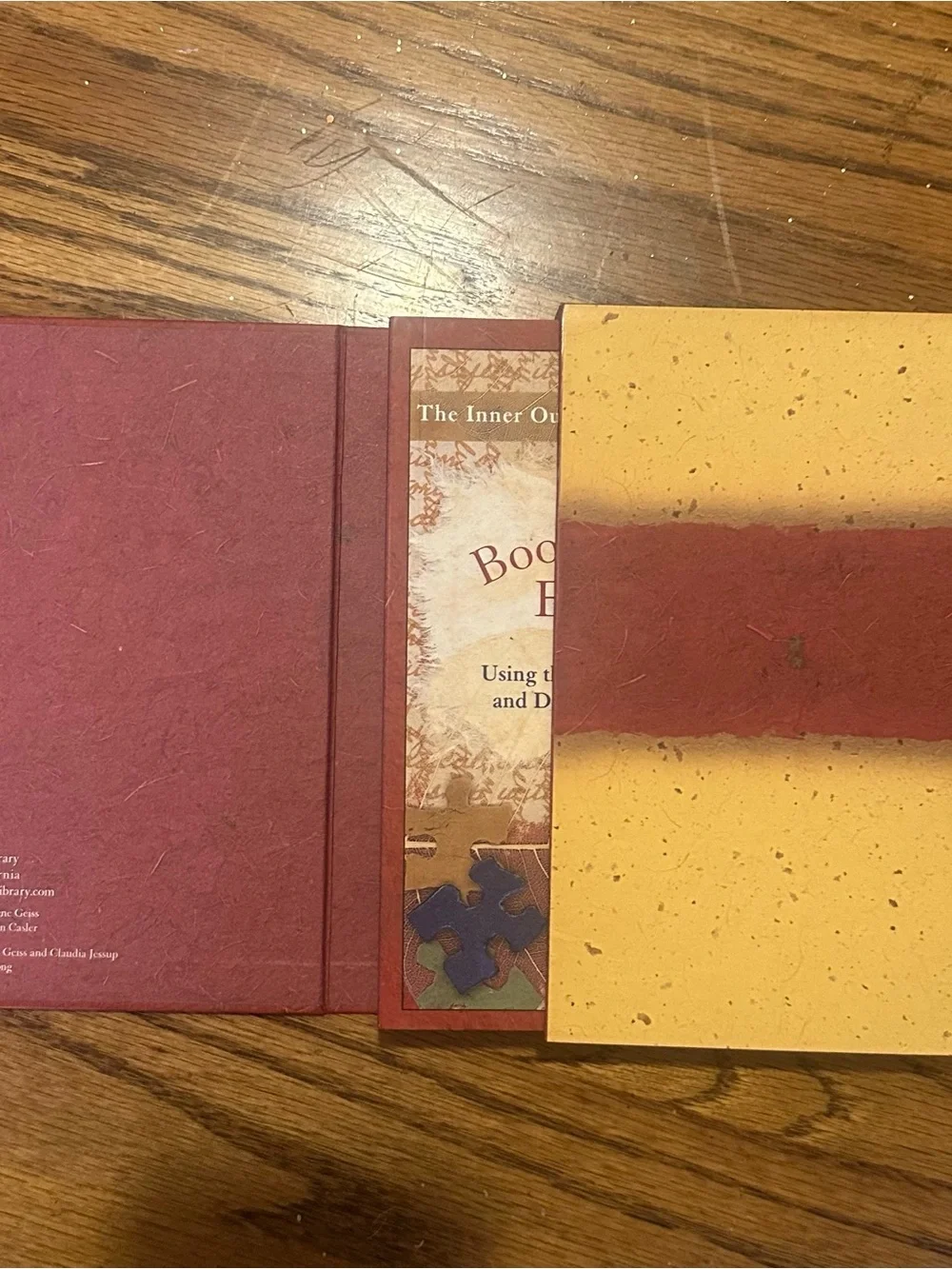 Journaling. Explore inner thoughts and experiences with these cards and book.